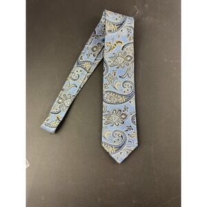 Jos. A. Bank Signature Collection Blue Paisley Silk Tie Men's Necktie